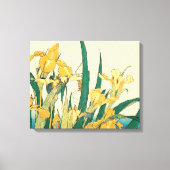 Toile Hokusai grasshopper et iris Japon (Recto)