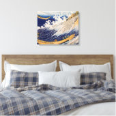Toile Hokusai Ocean Waves Sea Boats (Insitu(Chambre))