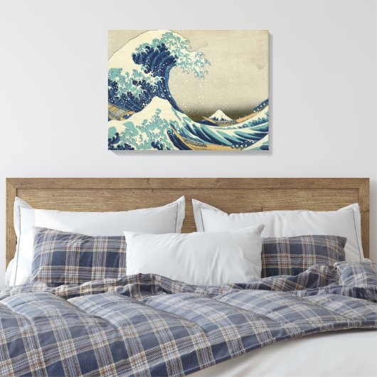 Toile Hokusai's (Insitu(Chambre))