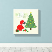 Toile Holiday Cheer Starts Here - wall art (Insitu (Plancher de Bois))