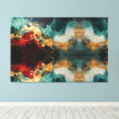 Toile Holiday Glow Wrapped Canvas Premium Elegance  (Insitu (Plancher de Bois))