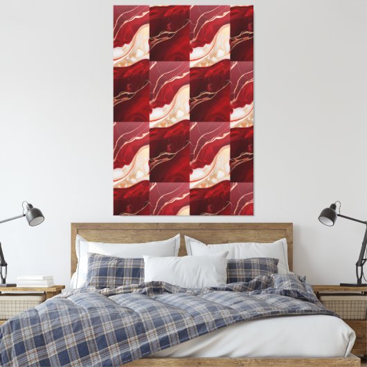 Toile Holiday Swirl Wonder Retro Christmas Canvas Bloom (Insitu(Chambre))