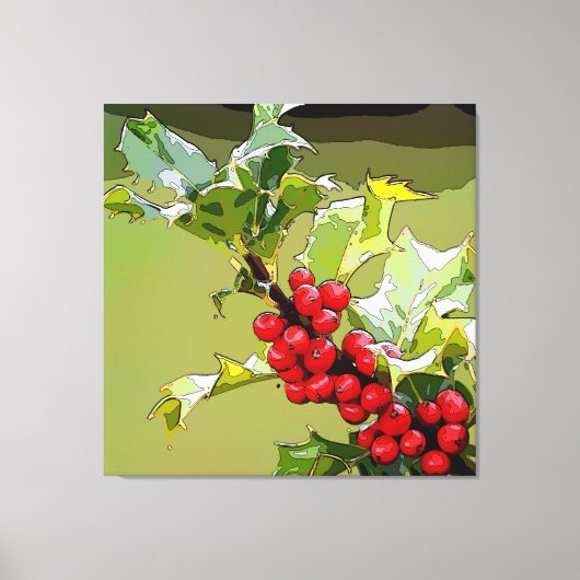 Toile Holly Berries 005 (Recto)