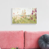 Toile Hollyhocks au bord de la mer (Insitu(Salon))