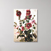 Toile Hollyhocks - Peinture Max Weyl (Recto)
