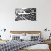 Toile Hollywood, CA Cahuenga Pass Vue de l'autoroute (Insitu(Chambre))