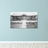 Toile Hollywood, CA Mansion japonaise à Gardens (Insitu (Plancher de Bois))