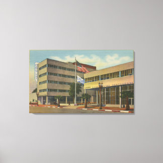 Toile Hollywood, CAColumbia Carré, KNX Broadcasting