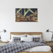 Toile Hollywood, CANight View of Hollywood Blvd. (Insitu(Chambre))