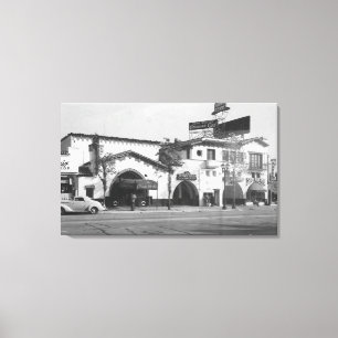 Toile Hollywood, vue Brown de restaurant de CA Derby