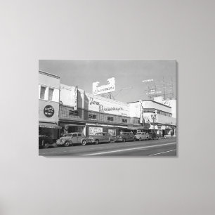 Toile Hollywood, vue Tom Breneman de ville de CA