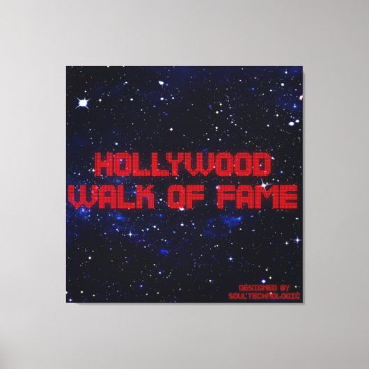 Toile hollywood, walk of fame (Recto)