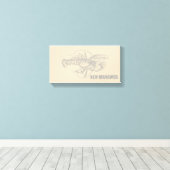 Toile Homard du Nouveau-Brunswick (Insitu (Plancher de Bois))