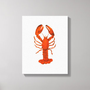 Toile Homard Rouge