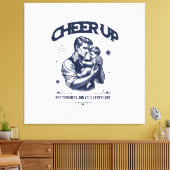 TOILE HOME DECOR DADDY CHEER UP WALL CANVAS  (Insitu(Salon))