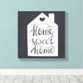 Toile Home Sweet Home (Insitu (Plancher de Bois))