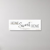 Toile Home Sweet Home Ménage domestique (Recto)