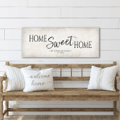 Toile Home Sweet Home Ménage domestique