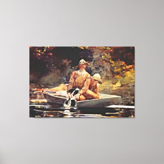 Toile Homer - Après la chasse (Recto)