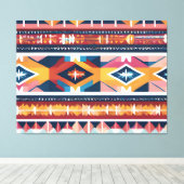 Toile Hommage Abstrait des Amérindiens 18 (Insitu (Plancher de Bois))