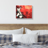 Toile Homme avec une corne (Insitu(Chambre))