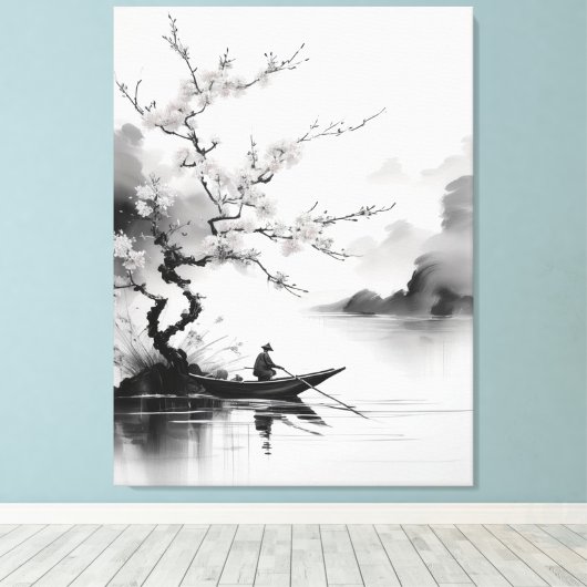 Toile homme chinois (Insitu (Plancher de Bois))