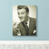 Toile Homme d'affaires (Insitu (Plancher de Bois))