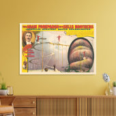 Toile Homme Effectuant Le Câble Suspendu Et La Rampe Spi (Insitu(Salon))