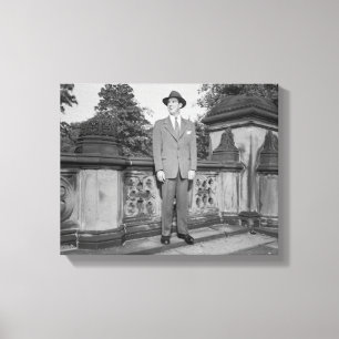 Toile Homme en Casquette