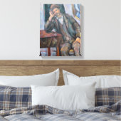 Toile Homme Fumer un tuyau - Paul Cezanne - c1893 (Insitu(Chambre))