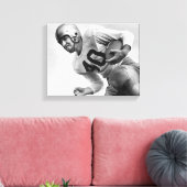 Toile Homme Jouant Au Football (Insitu(Salon))