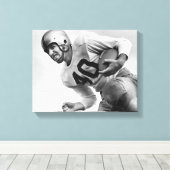 Toile Homme Jouant Au Football (Insitu (Plancher de Bois))