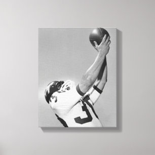 Toile Homme jouant au football 2