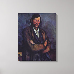 Toile Homme les bras croisés - Paul Cezanne - c1866