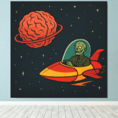 Toile Homme mort-vivant (Insitu (Plancher de Bois))