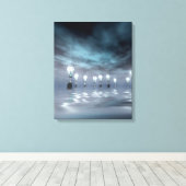 Toile Hommes avec idées (Insitu (Plancher de Bois))