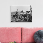 Toile Hommes du Klondike après avoir chassé le lagopède (Insitu(Salon))