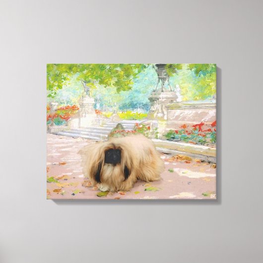 Toile Honey Pekingese (Recto)