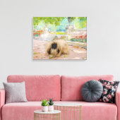 Toile Honey Pekingese (Insitu(Salon))