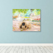 Toile Honey Pekingese (Insitu (Plancher de Bois))