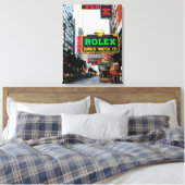 Toile Hong Kong Nathan Road Stretted Canvas Print (Insitu(Chambre))