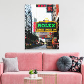 Toile Hong Kong Nathan Road Stretted Canvas Print (Insitu(Salon))