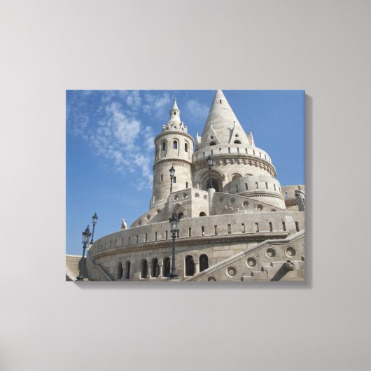Toile Hongrie, ville capitale Budapest. Buda, Château 2 (Recto)