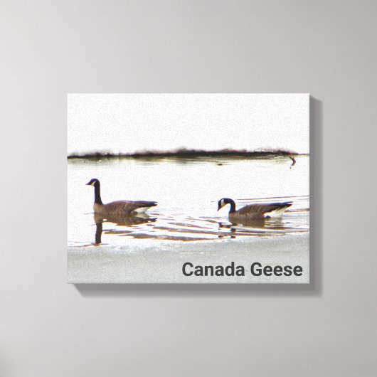 Toile Honkers - Oies du Canada (Recto)