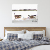 Toile Honkers - Oies du Canada (Insitu(Chambre))