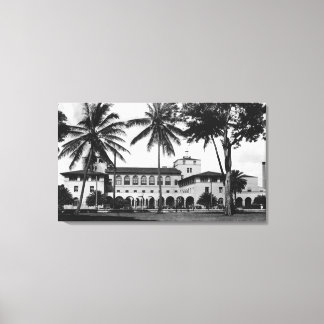 Toile Honolulu, Hawaii Vue de Federal Bldg et post 2