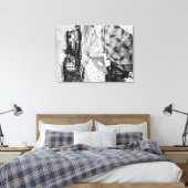 Toile Honolulu, Hawaii - Vue sur la plage de Waikiki (Insitu(Chambre))