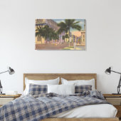 Toile Honolulu, VIHiew de l'évêque St.Honolulu, HI (Insitu(Chambre))