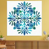 Toile Honu (tortue de mer) (Insitu(Salon))