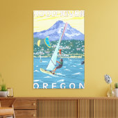 Toile Hood River, ORWind Surfers & Kite Boarders (Insitu(Salon))